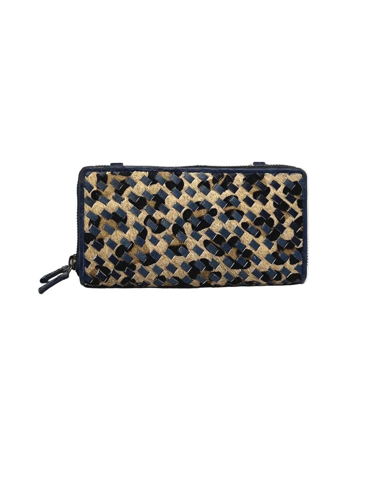 Washed Leather and Calf Hair Crossbody Bag, art. LE059