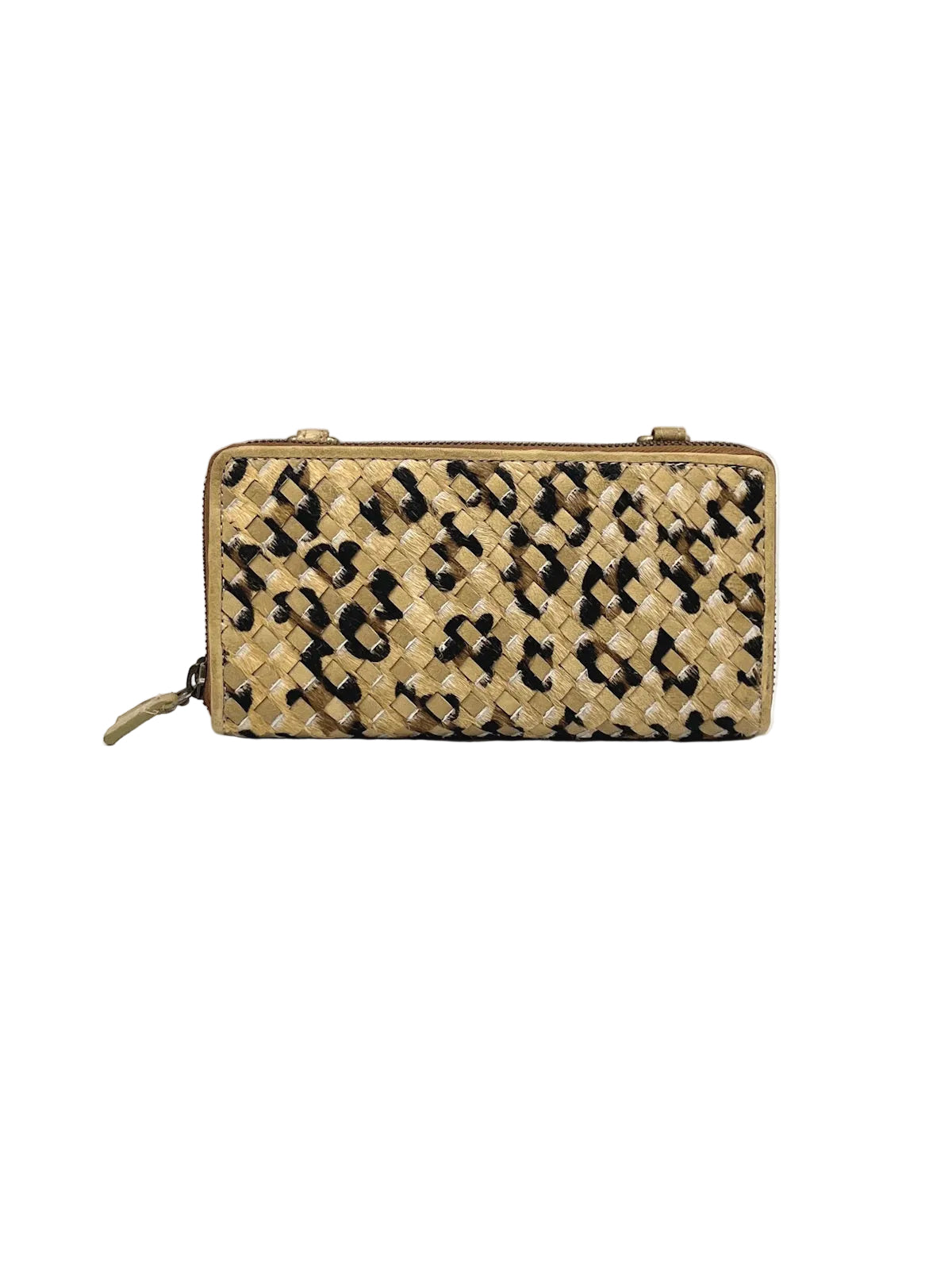 Washed Leather and Calf Hair Crossbody Bag, art. LE059