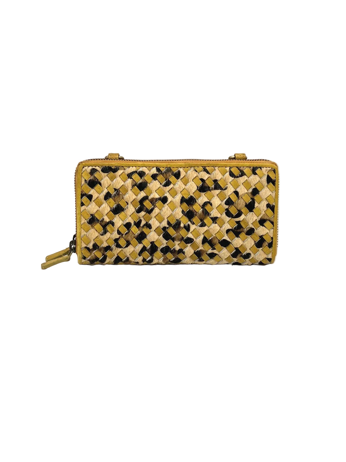 Washed Leather and Calf Hair Crossbody Bag, art. LE059