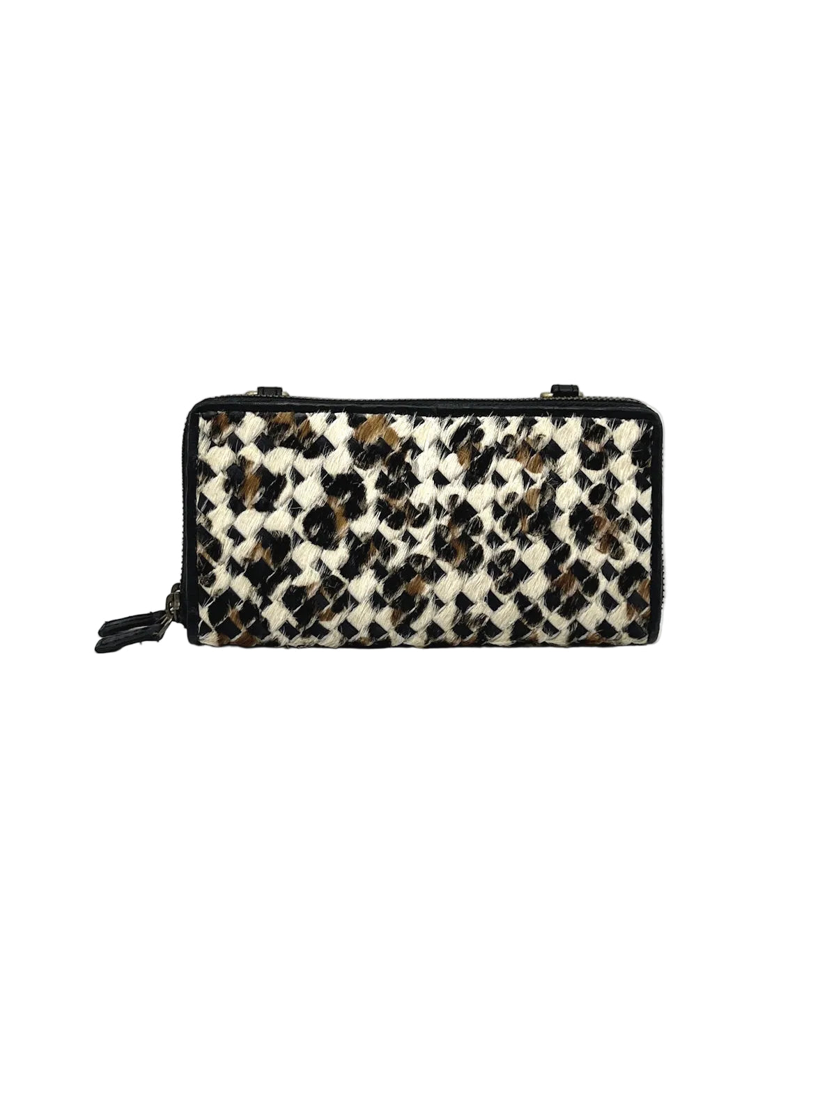 Washed Leather and Calf Hair Crossbody Bag, art. LE059
