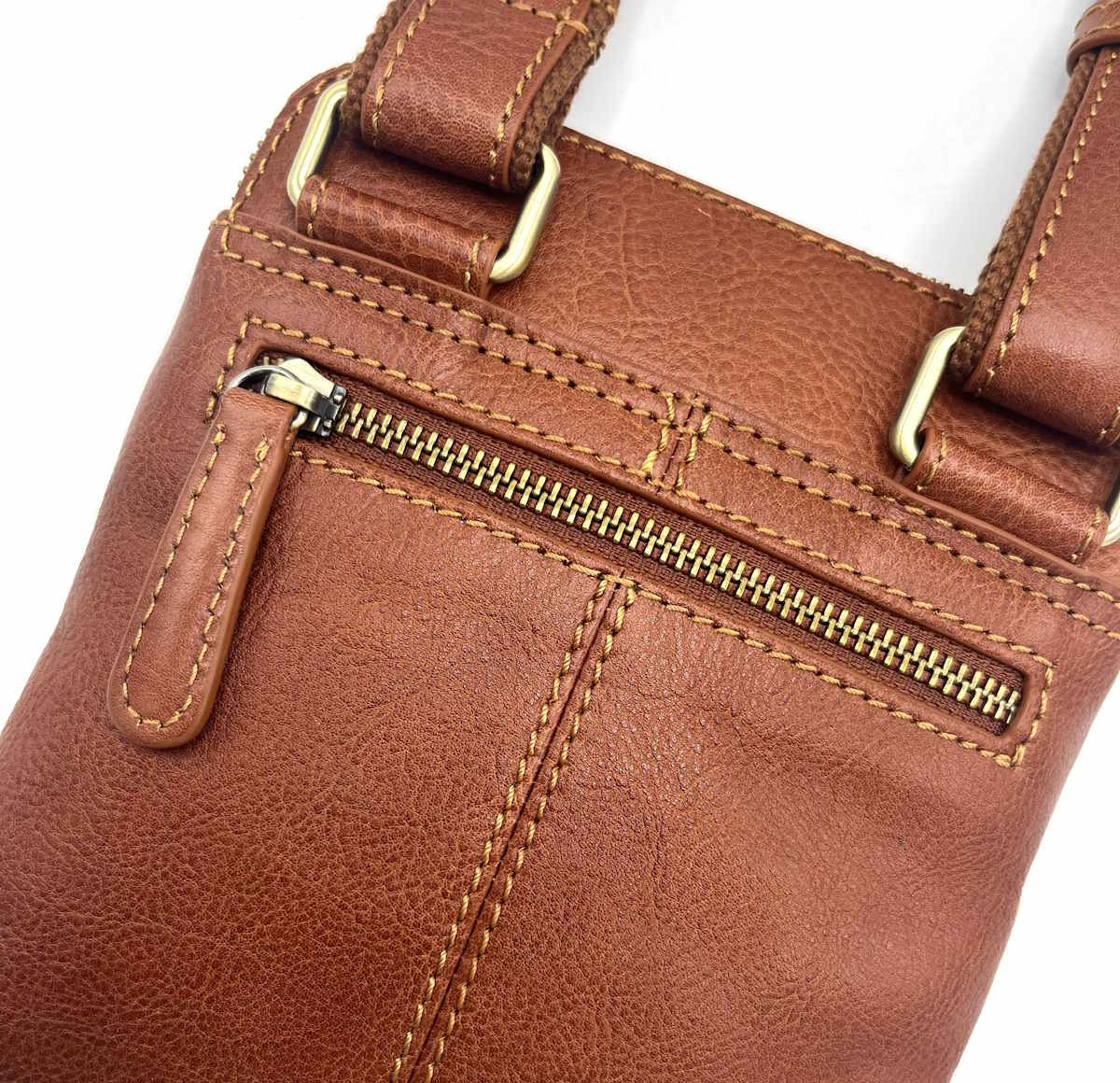 Genuine Leather shoulder bag, for men, art. VE4806