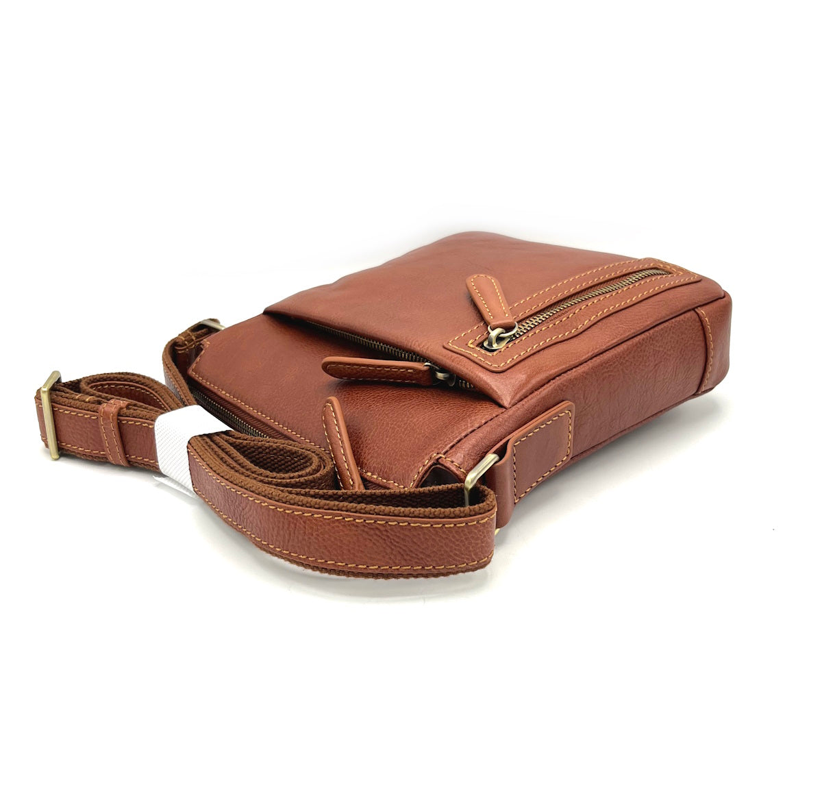 Genuine Leather shoulder bag, for men, art. VE4808