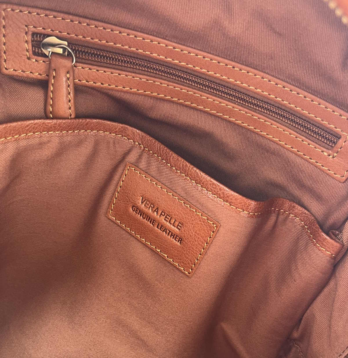 Genuine Leather backpack, for men, art. VE4801