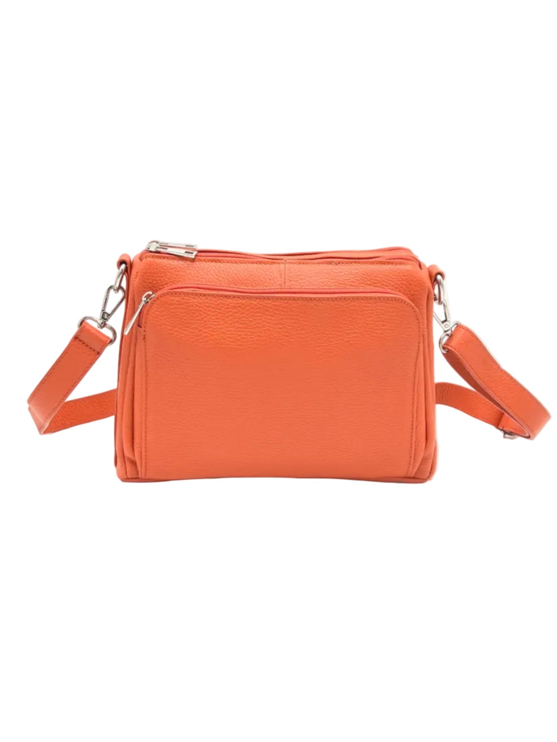 Genuine leather shoulder bag, Made in Italy, art. 112650