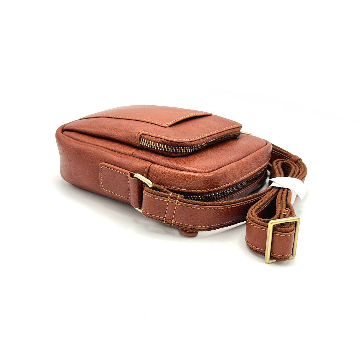 Genuine Leather shoulder bag, for men, art. VE4812