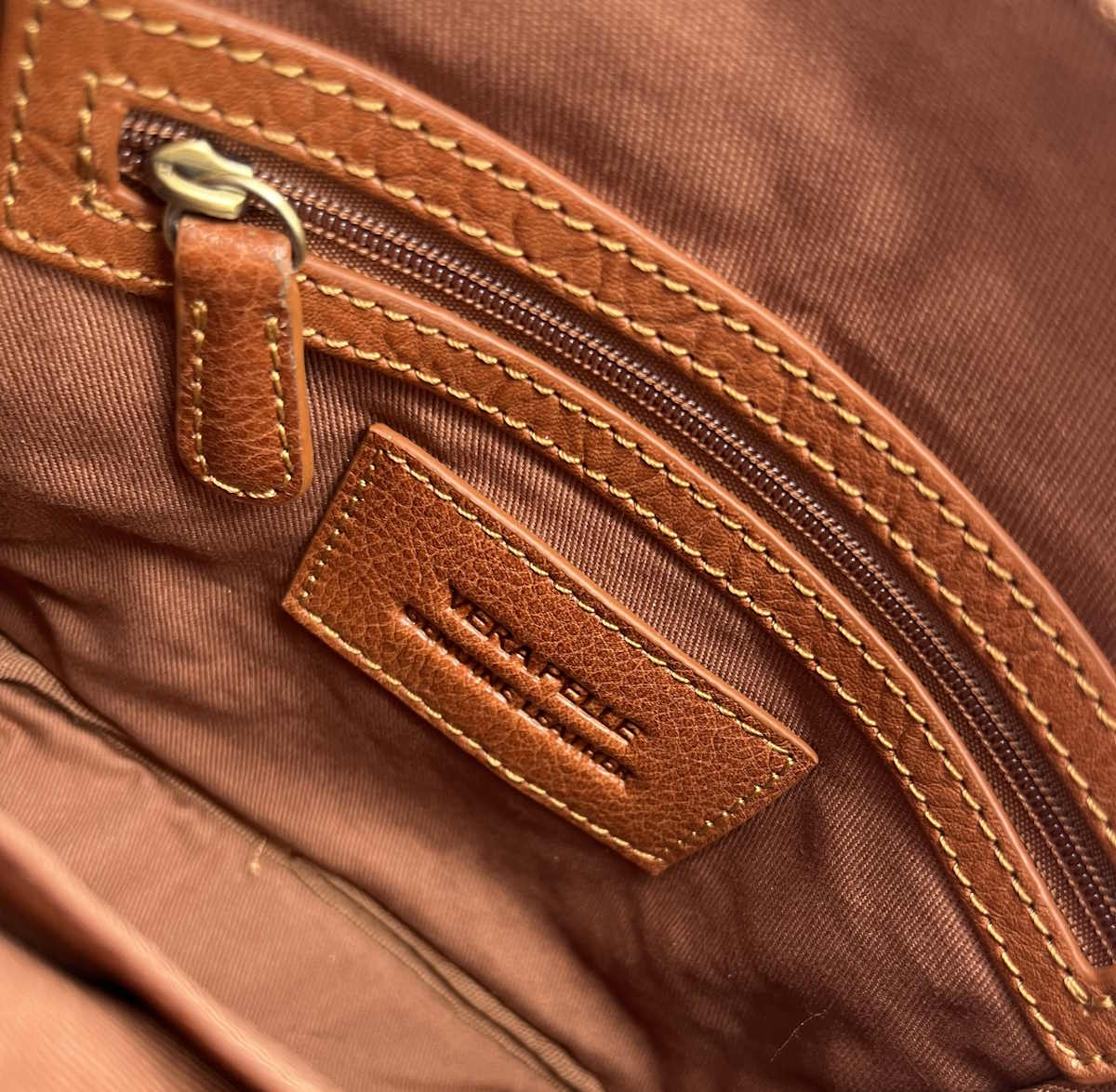 Genuine Leather shoulder bag, for men, art. VE4812