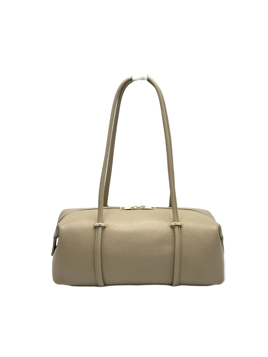 Women's Genuine Leather Boston Shoulder Bag, Made in Italy, art. 112699