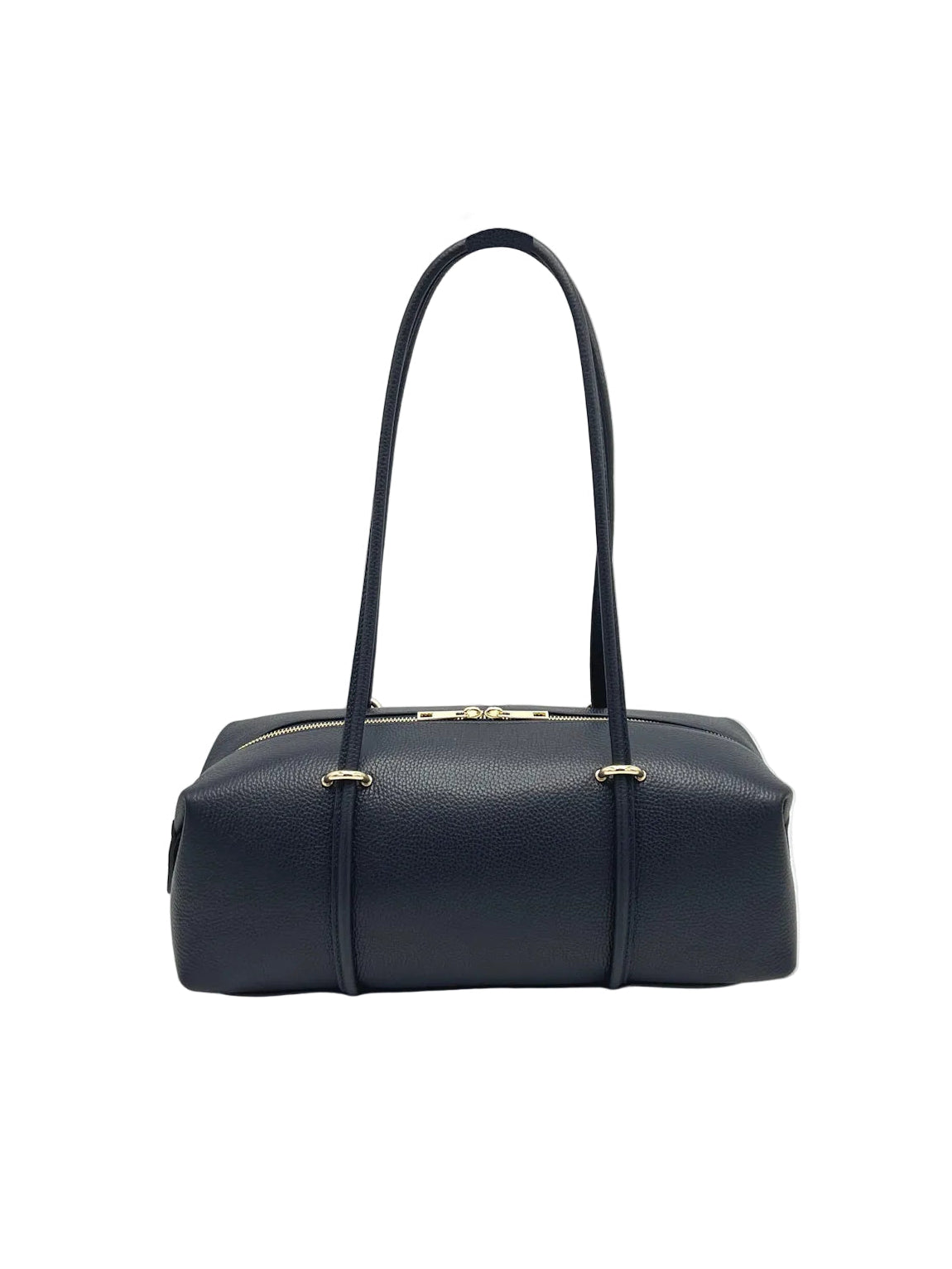 Women's Genuine Leather Boston Shoulder Bag, Made in Italy, art. 112699