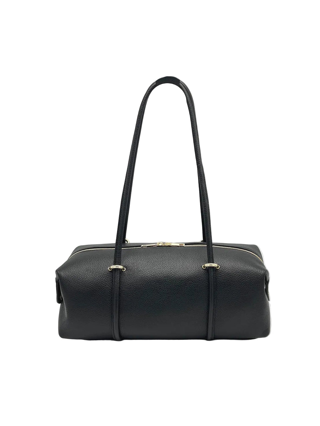 Women's Genuine Leather Boston Shoulder Bag, Made in Italy, art. 112699