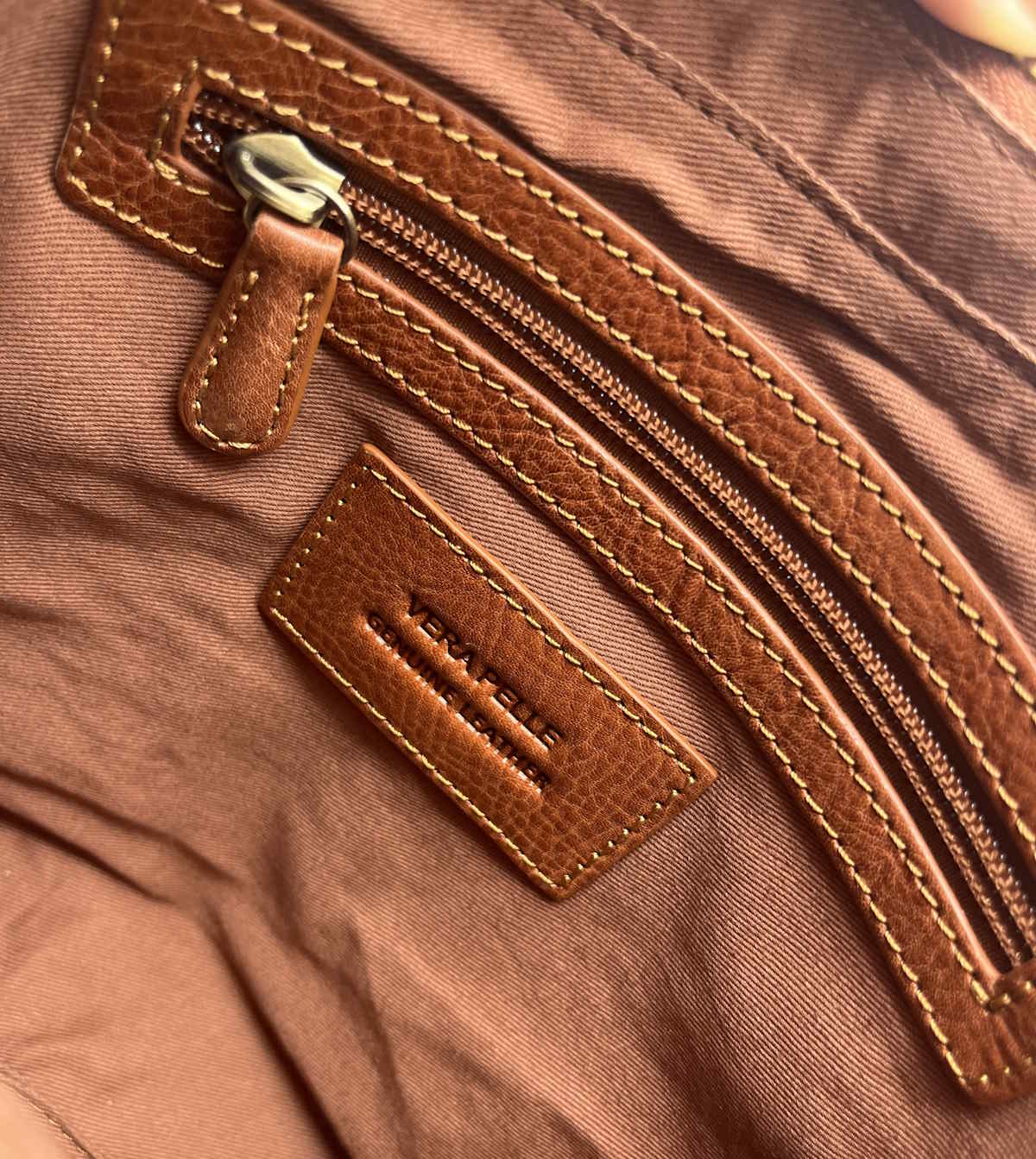 Genuine Leather shoulder bag, for men, art. VE4804