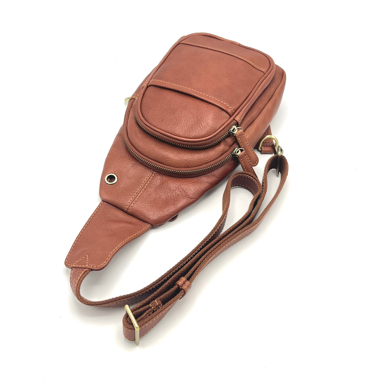 Genuine Leather crossbody bag, for men, art. VE4817