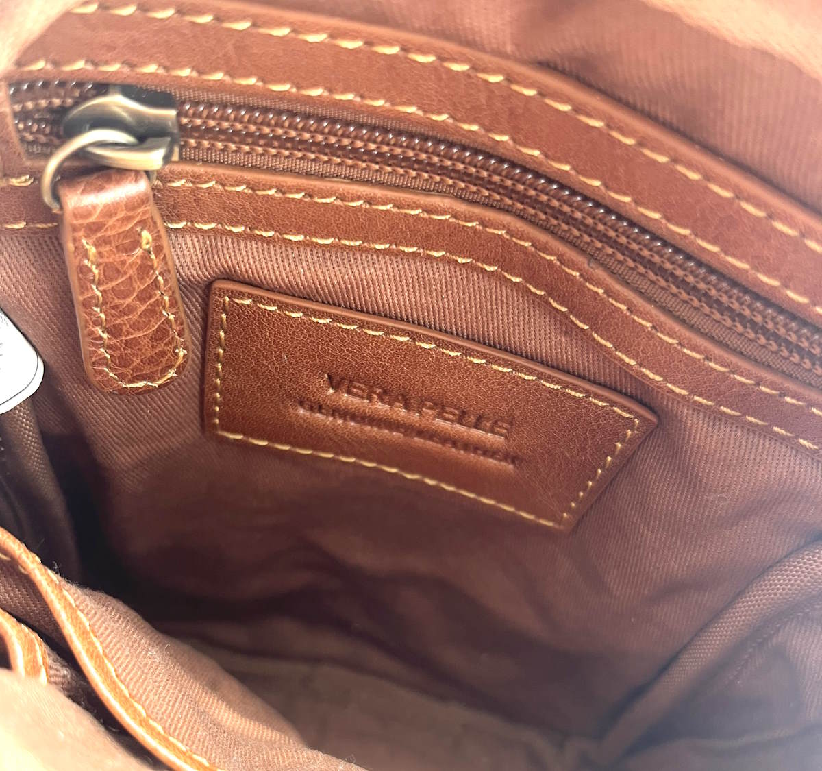 Genuine Leather crossbody bag, for men, art. VE4817