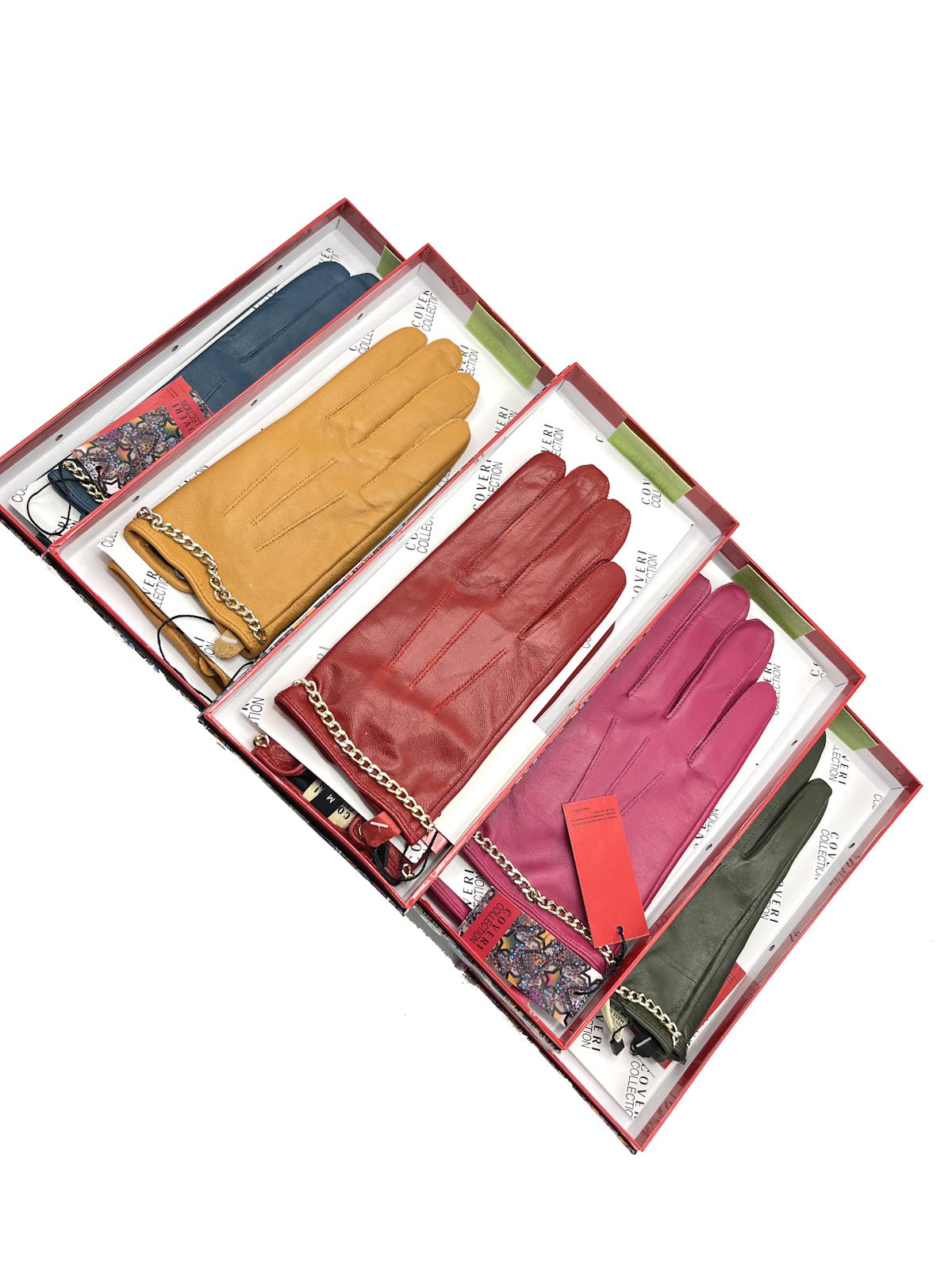 Genuine Leather gloves for women, Coveri Collection gift box, art. 148509