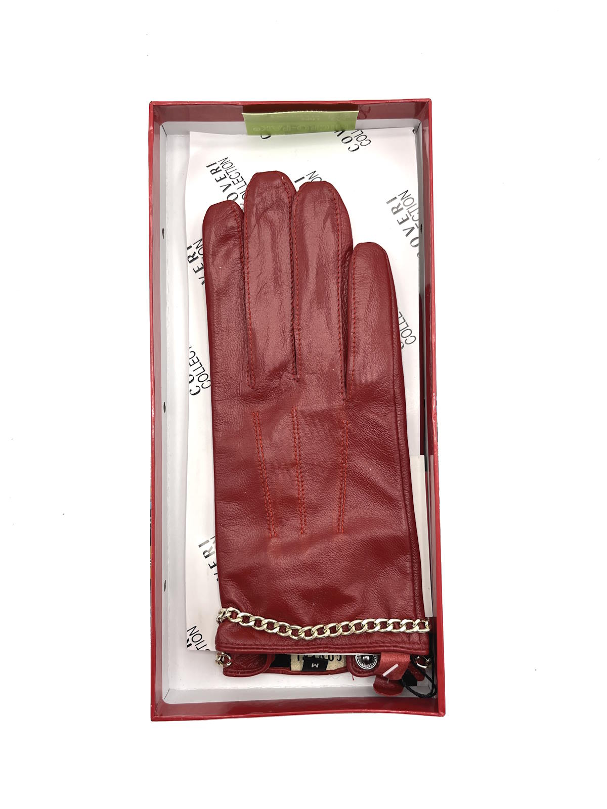 Genuine Leather gloves for women, Coveri Collection gift box, art. 148509