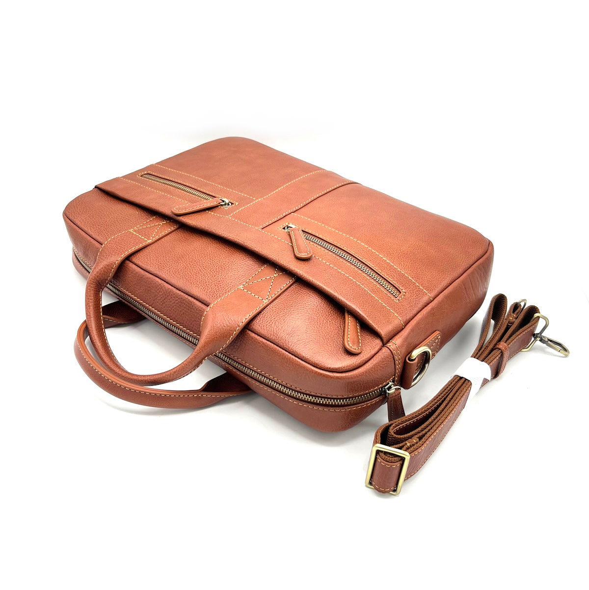 Genuine Leather briefcase, for men, art. VE4815