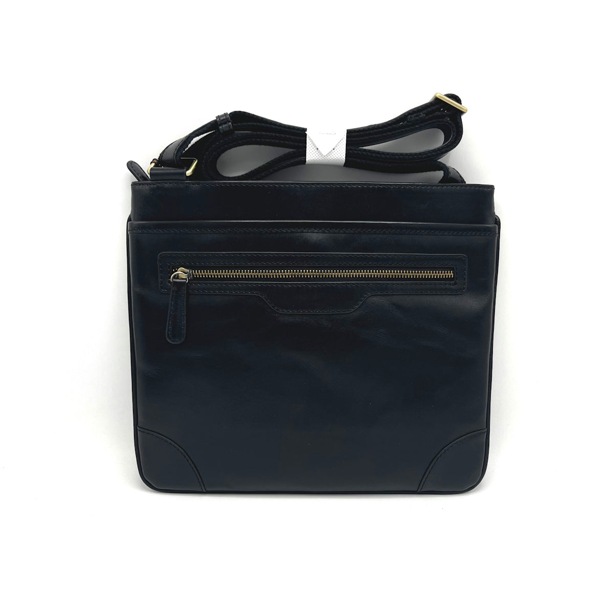 Buffered leather shoulder bag big size, for men, art. TA4809