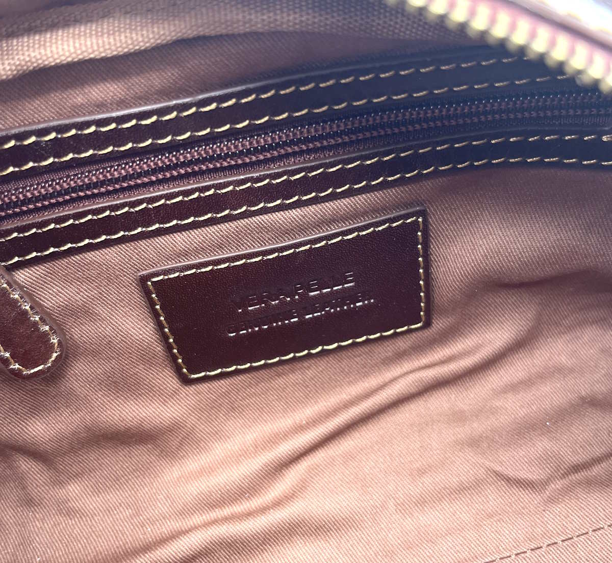 Buffered leather beauty case, for men, art. TA4814