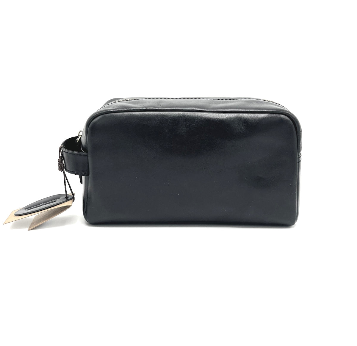 Buffered leather beauty case, for men, art. TA4814