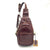 Buffered leather crossbody bag, for men, art. TA4817
