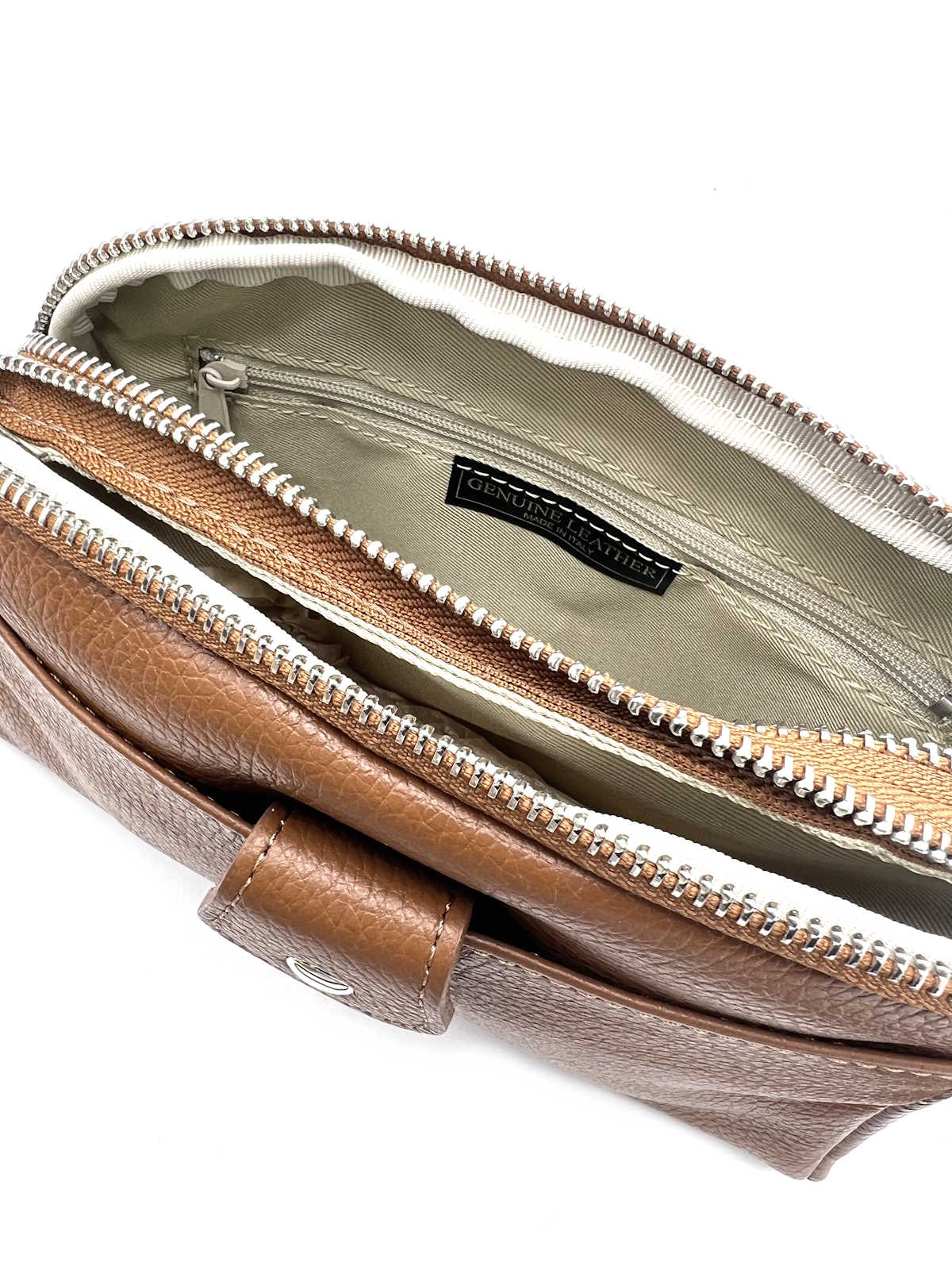 Women’s Genuine Leather Shoulder Bag, Made in Italy, art. 112703