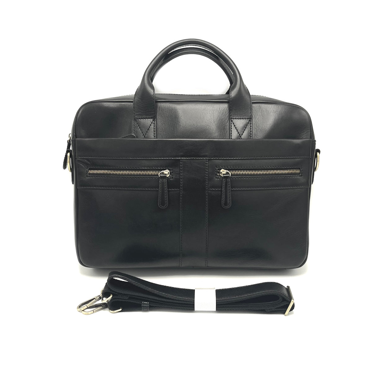 Buffered leather briefcase, for men, art. TA4815