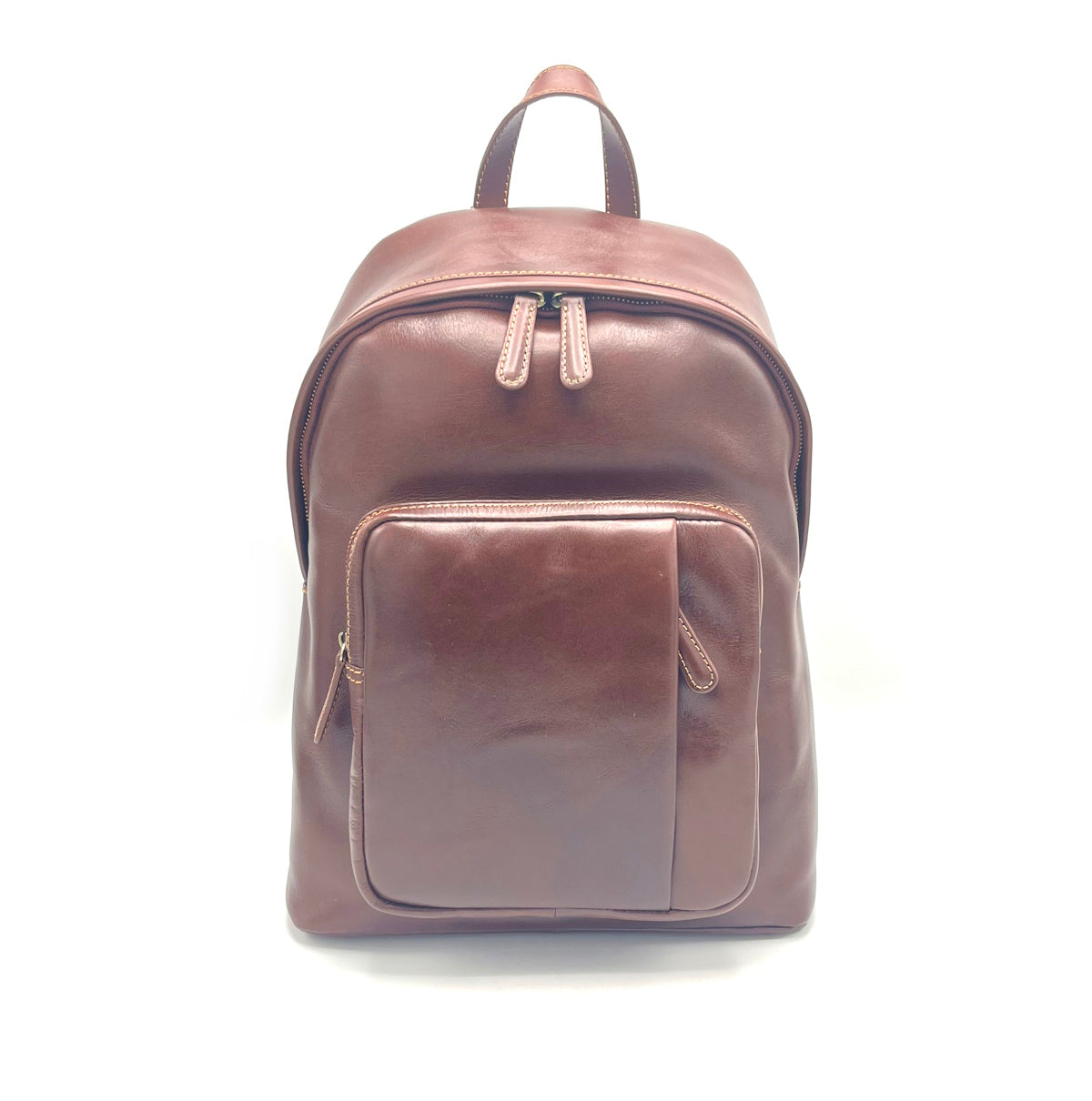Buffered leather backpack, for men, art. TA4801