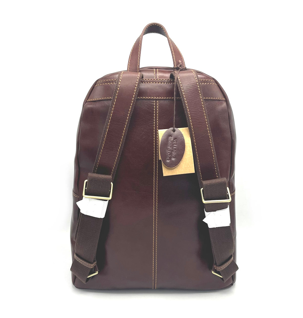Buffered leather backpack, for men, art. TA4801