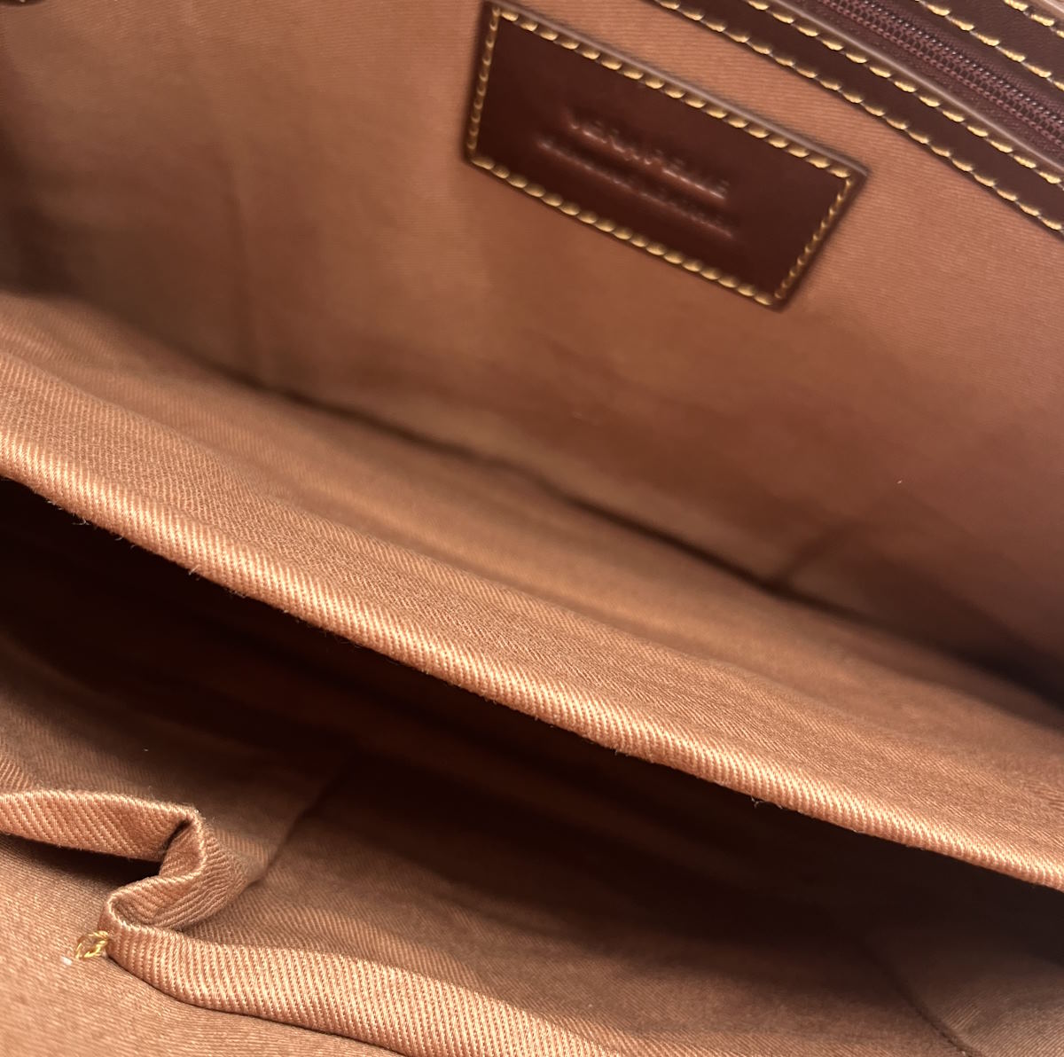 Buffered leather briefcase, for men, art. TA4816