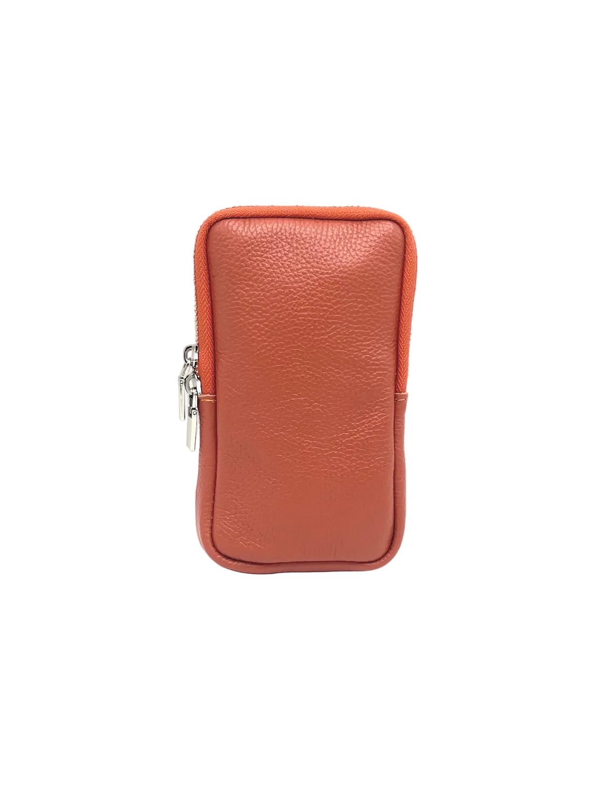 Women’s Genuine Leather Phone Bag with Shoulder Strap, Made in Italy, art. 112704