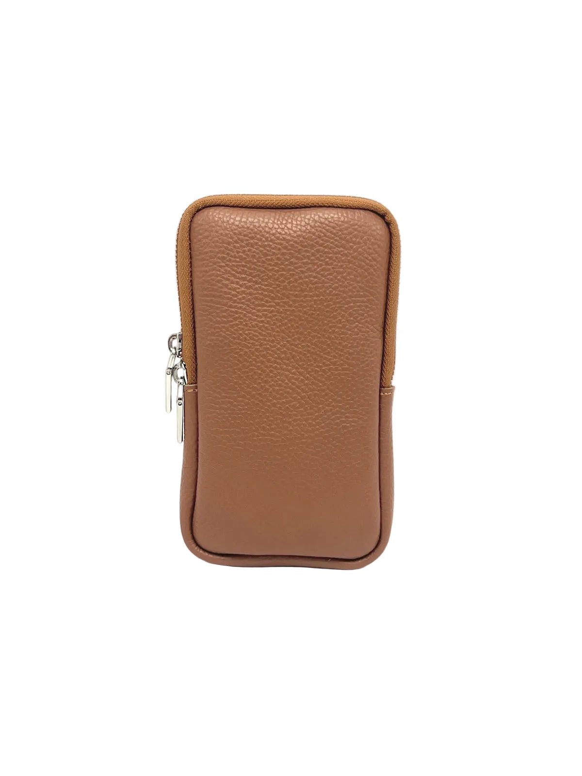 Women’s Genuine Leather Phone Bag with Shoulder Strap, Made in Italy, art. 112704