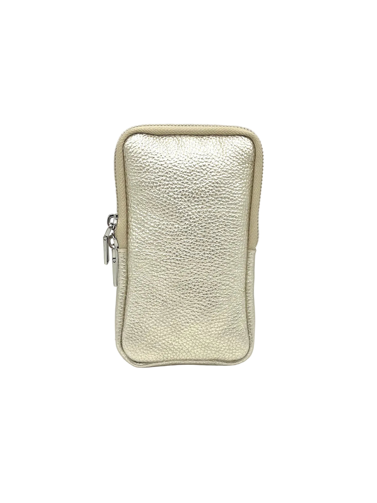 Women’s Genuine Leather Phone Bag with Shoulder Strap, Made in Italy, art. 112704