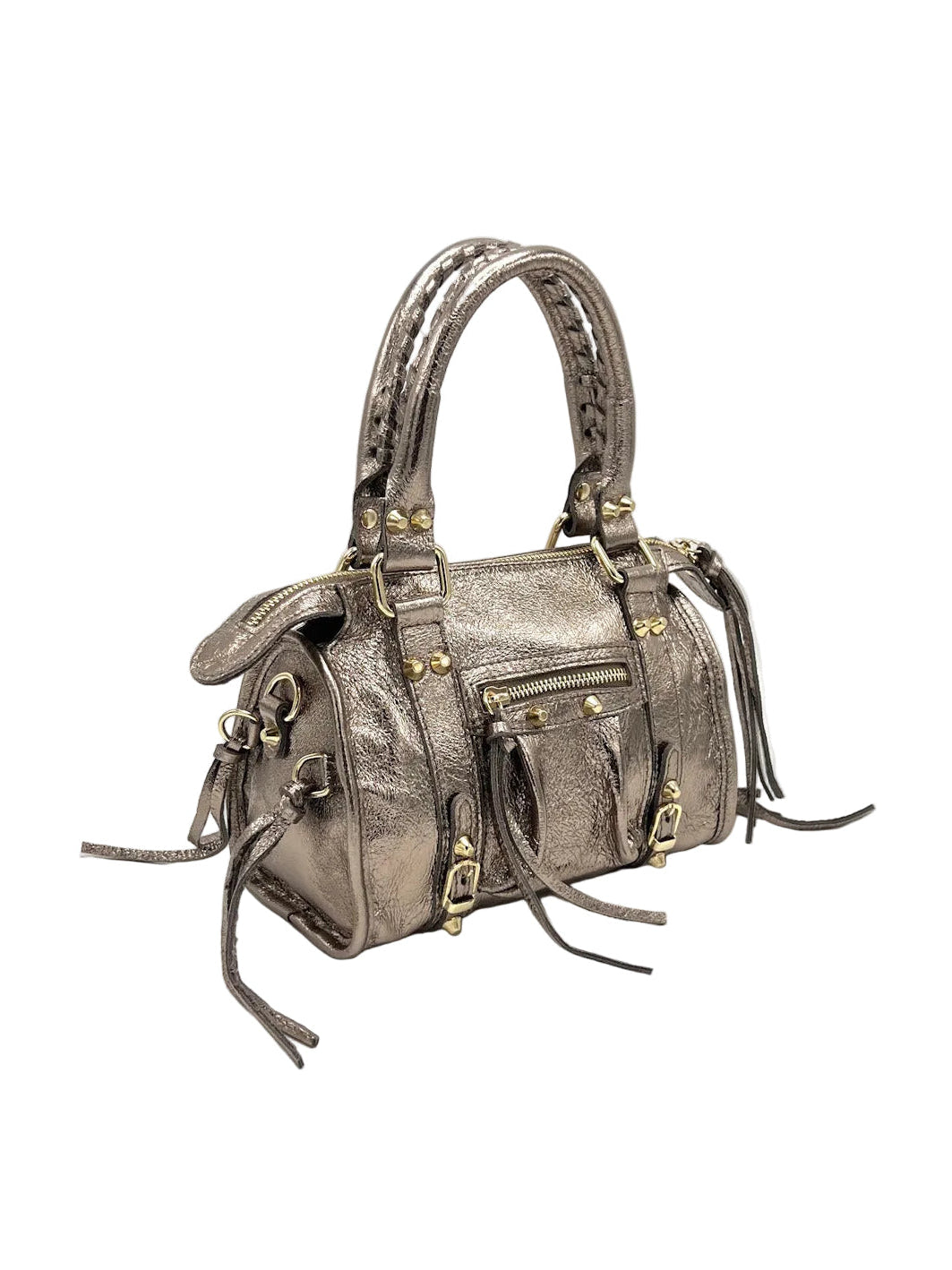 Women’s Genuine Leather Shoulder Bag, Made in Italy, art. 112705
