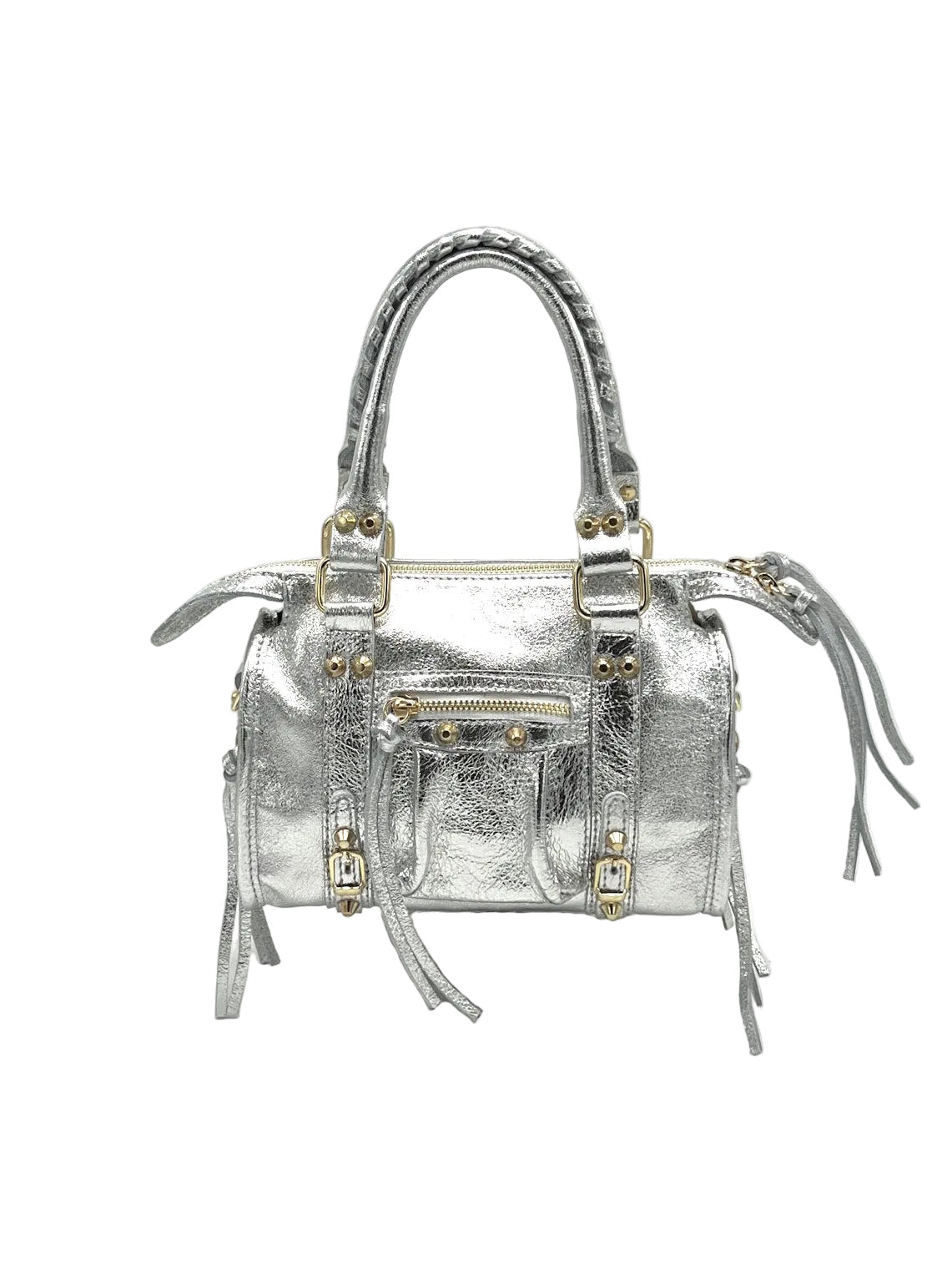 Women’s Genuine Leather Shoulder Bag, Made in Italy, art. 112705