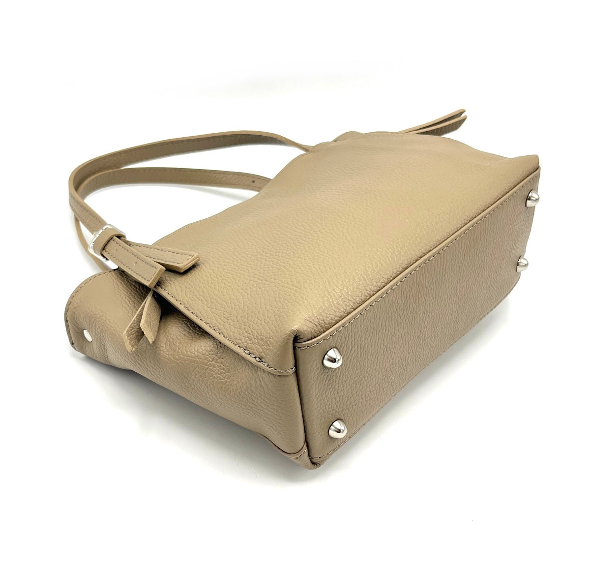 Genuine leather handbag, Small size, Made in Italy, art. 112494