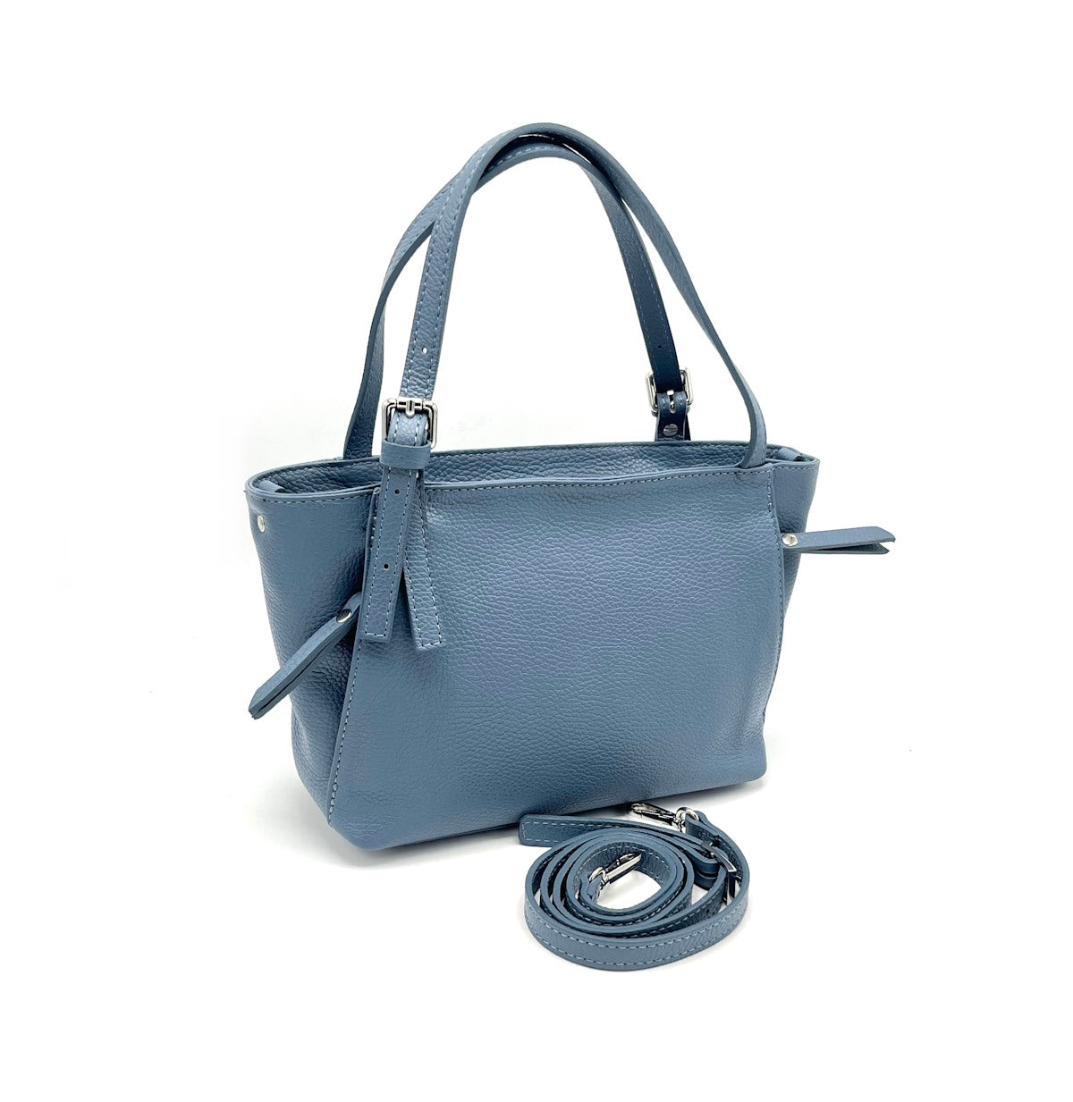 Genuine leather handbag, Small size, Made in Italy, art. 112494