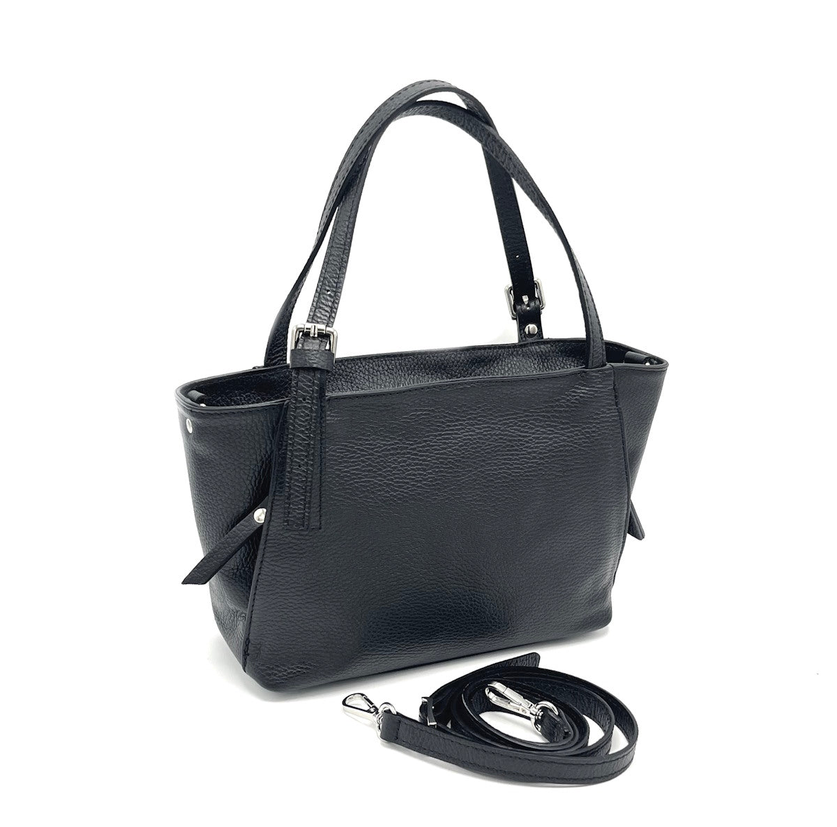 Genuine leather handbag, Small size, Made in Italy, art. 112494