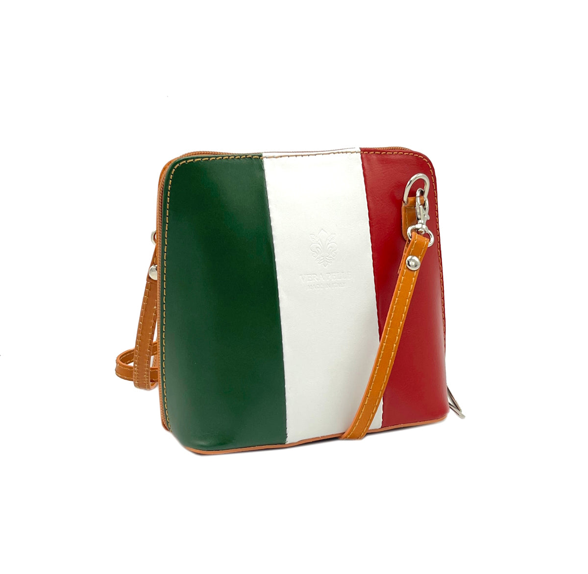 Genuine leather handbag, Made in Italy, art. 112023
