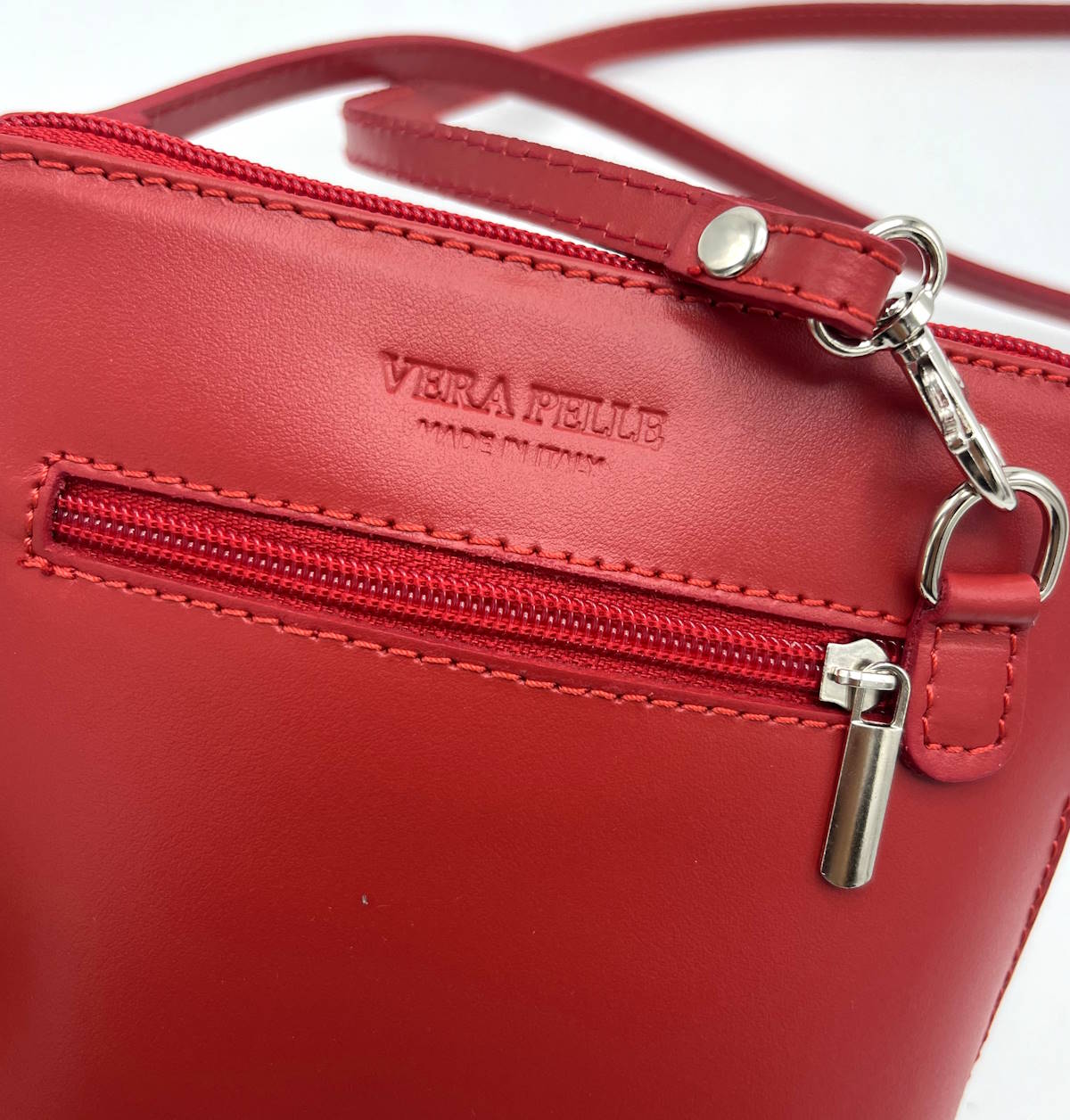 Printed genuine leather handbag, Made in Italy, art. 112493