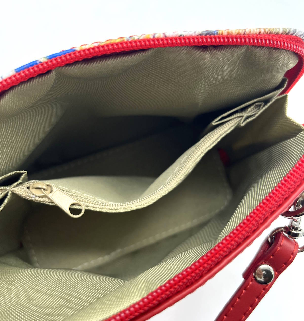 Printed genuine leather handbag, Made in Italy, art. 112493