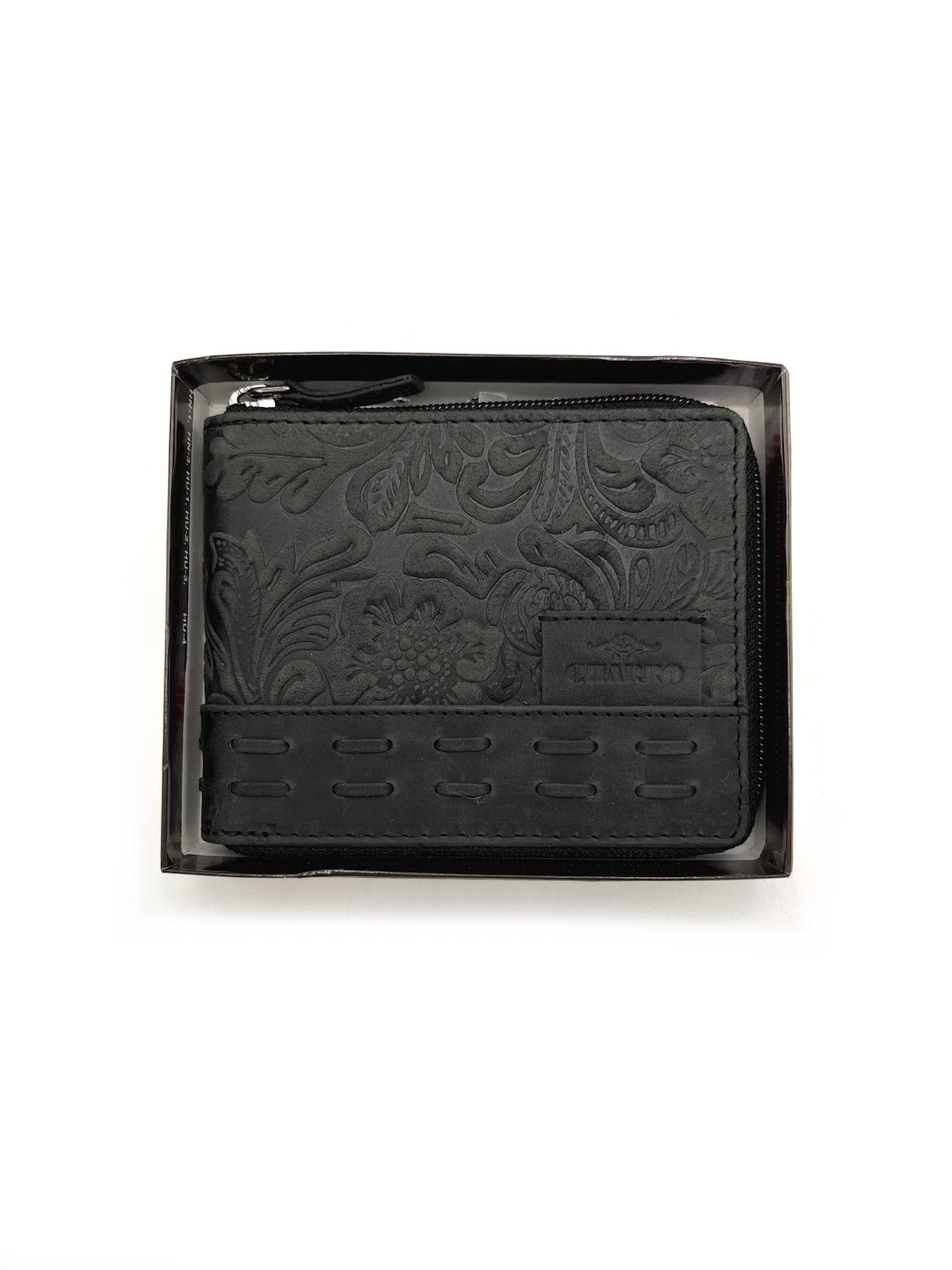 Genuine leather wallet, Brand Charro, vintage effect, art. HU-21556
