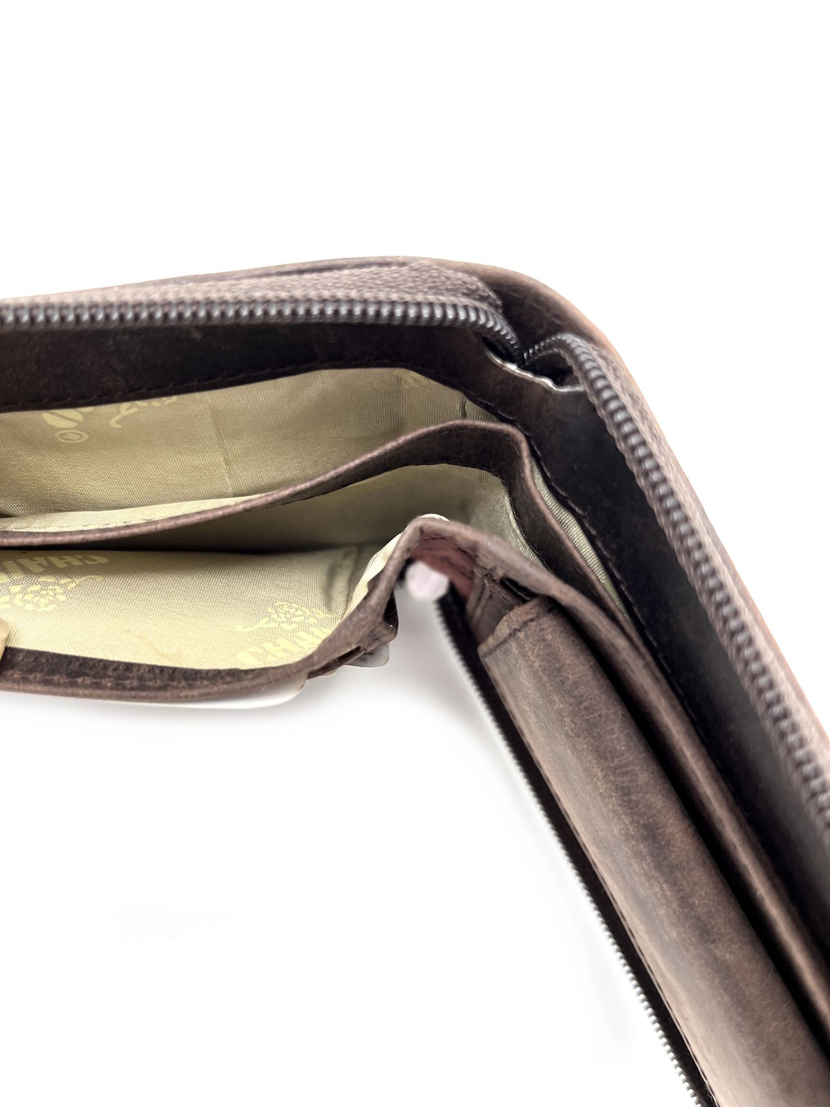 Portafoglio in vera pelle, marca Charro, effetto vintage, art. HU-11556