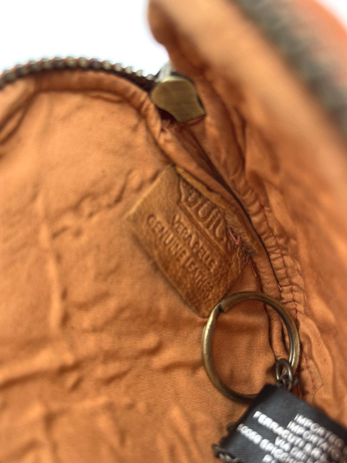 Genuine leather detachable purse with key holder, art. LE409.422