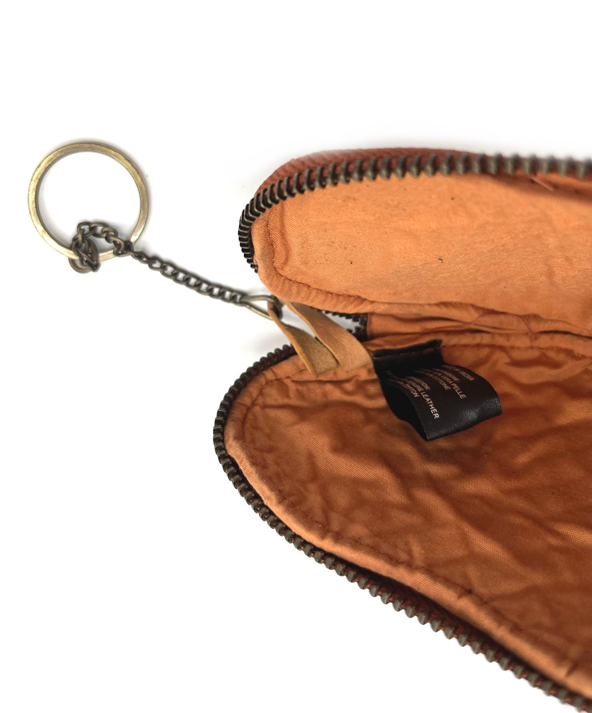 Genuine leather detachable purse with key holder, art. LE409.422