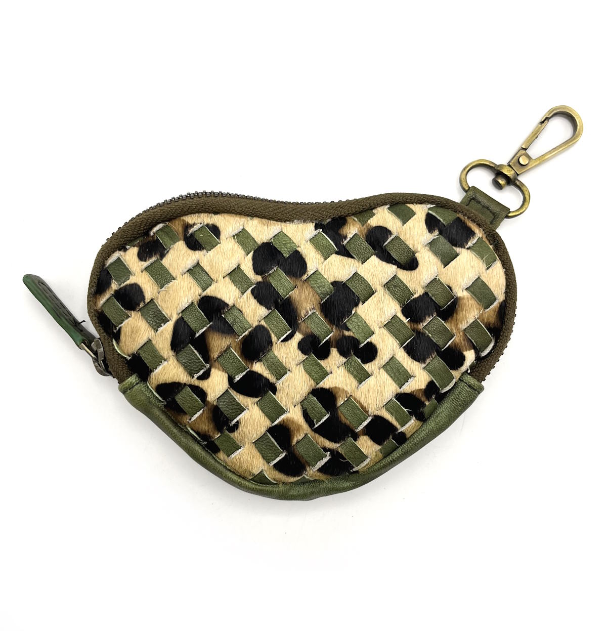 Genuine leather detachable purse with key holder, art. LE409.422