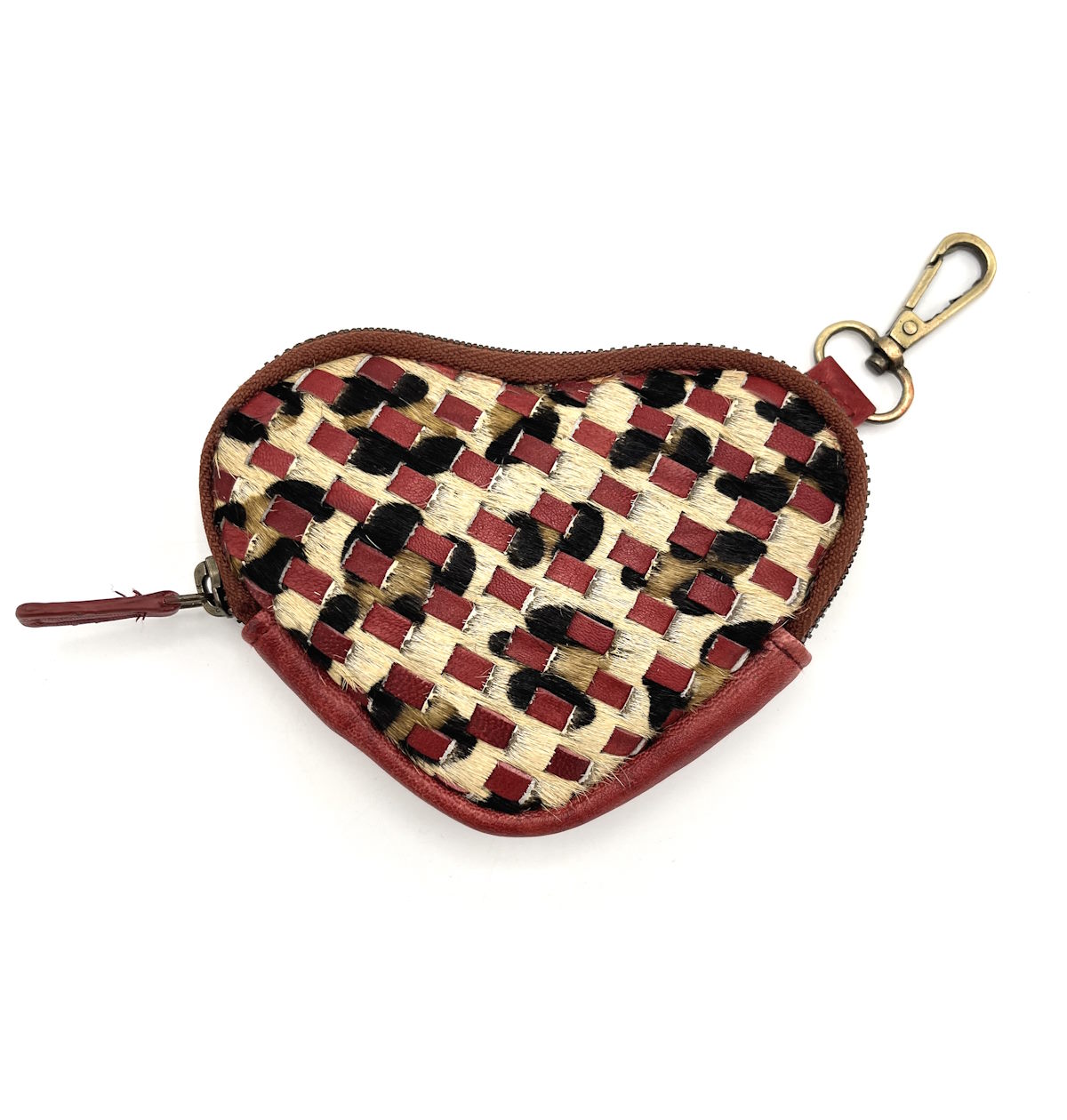 Genuine leather detachable purse with key holder, art. LE409.422