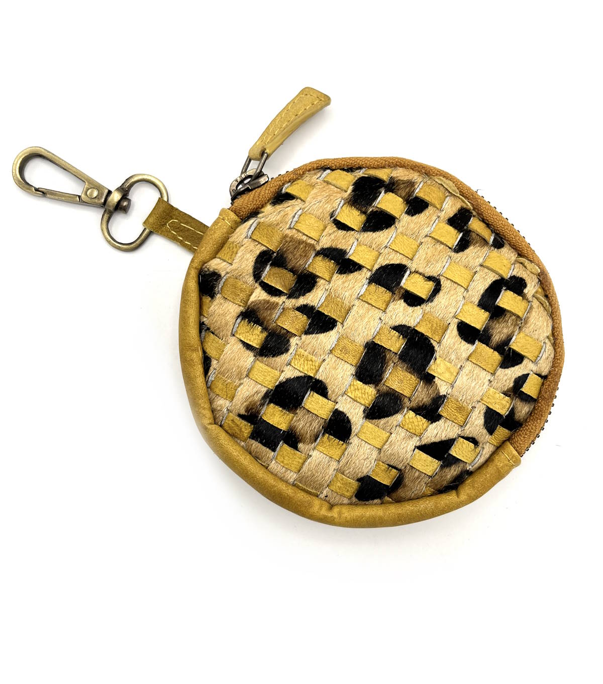 Genuine leather detachable purse with key holder, art. LE405.422