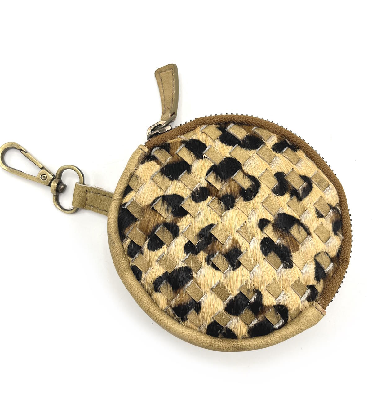 Genuine leather detachable purse with key holder, art. LE405.422