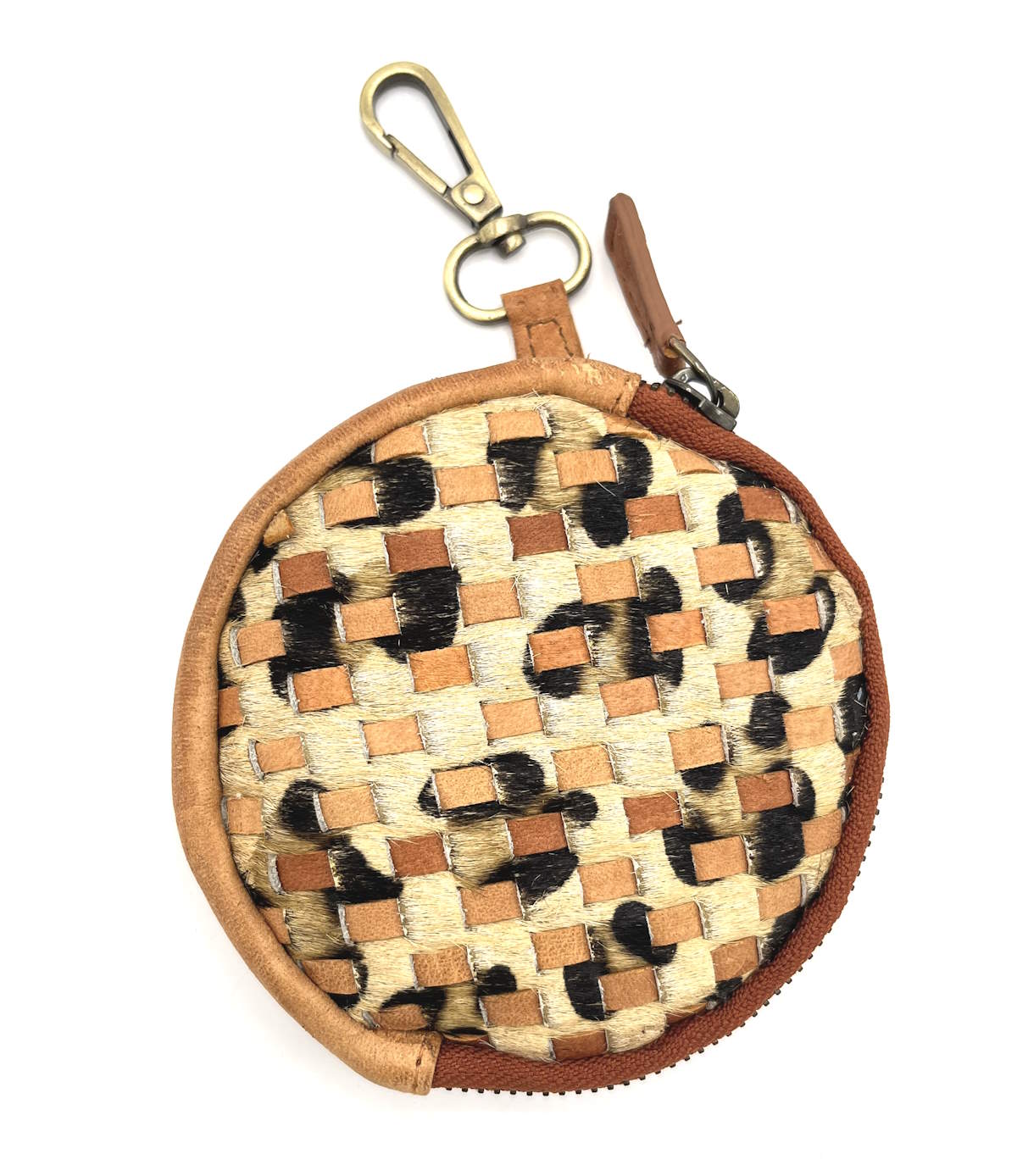 Genuine leather detachable purse with key holder, art. LE405.422