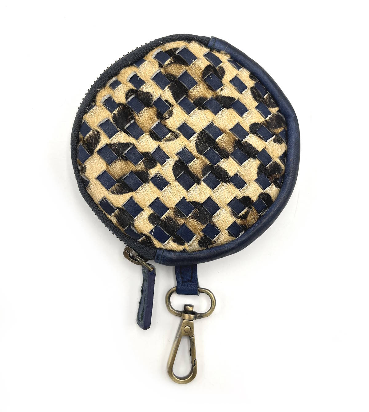 Genuine leather detachable purse with key holder, art. LE405.422