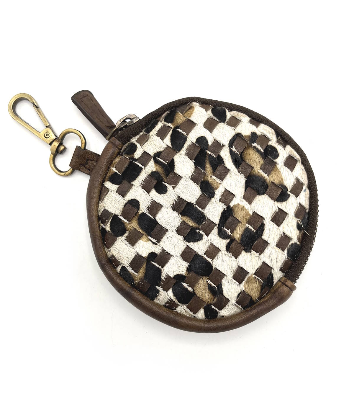 Genuine leather detachable purse with key holder, art. LE405.422